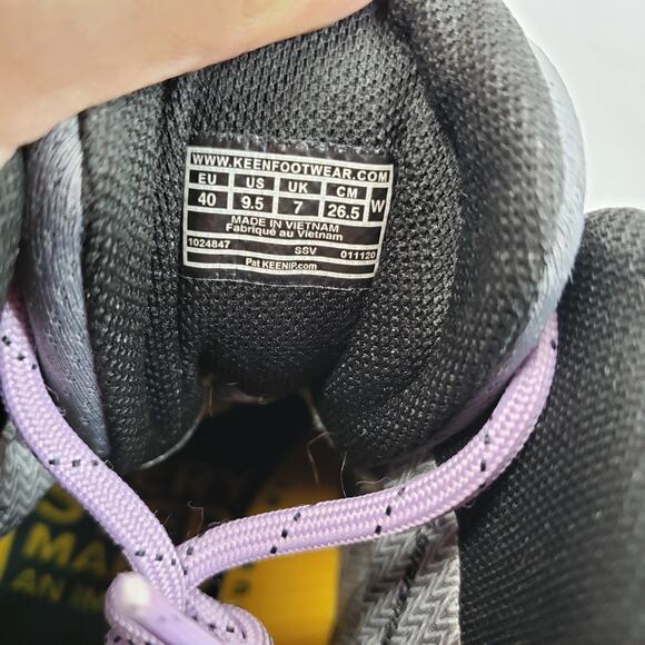 Keen Tempo Mid Womens Size 9.5 Gray Keendry Waterproof Hiking Trail Boot Shoes - Picture 13 of 13